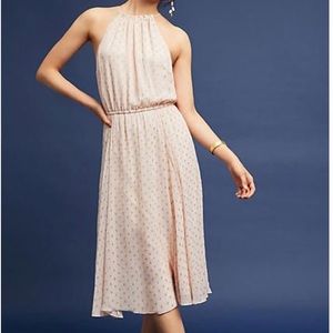 Anthropologie/Tracy Reese Blushed Metallic Midi